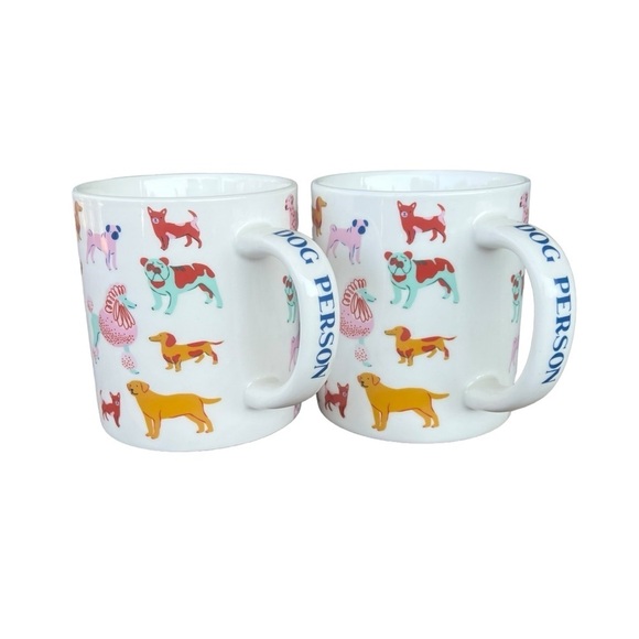 Parker Lane Dog Person Colorful Dog Breed Mug Pug Lab Poodle Dachshund Chihuahua - Picture 2 of 13
